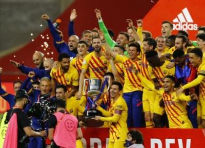 (ویدیو) خلاصه بازی بارسلونا 4 - 0 بیلبائو؛ قهرمانی بارسا با دبل مسی